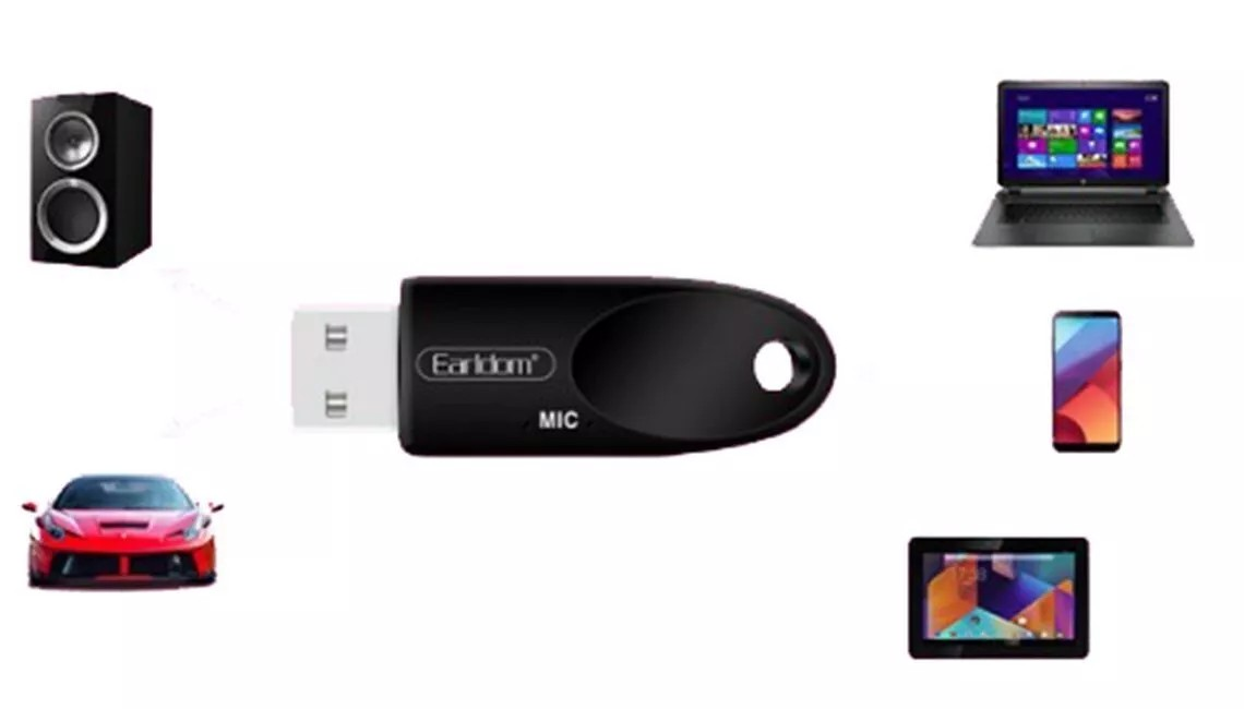 Bluetooth AUX Audio Receiver – Wireless Adapter for Car Stereo, Speakers & Headphones with 3.5mm Jack