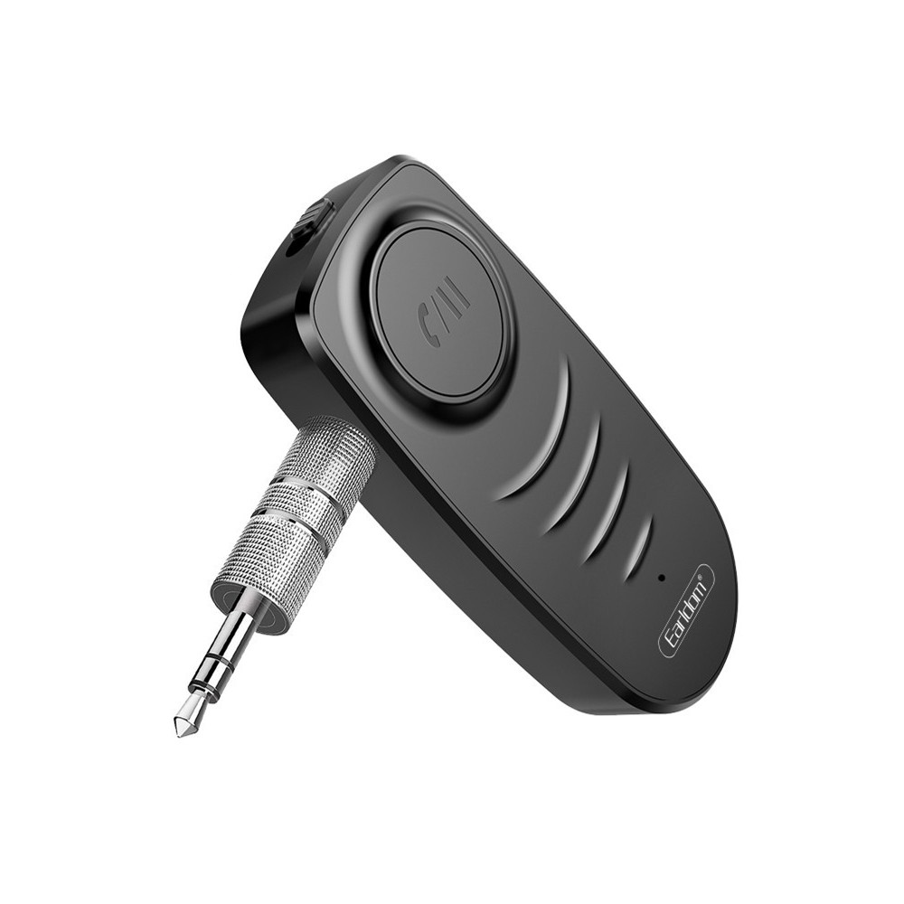 Bluetooth 5.0 Wireless Audio Receiver – 3.5mm AUX Adapter for Car, Home Stereo & Headphones | Hands-Free & Music Streaming