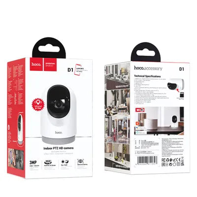 HOCO Indoor PTZ HD Camera | 360° WiFi Security with Night Vision
