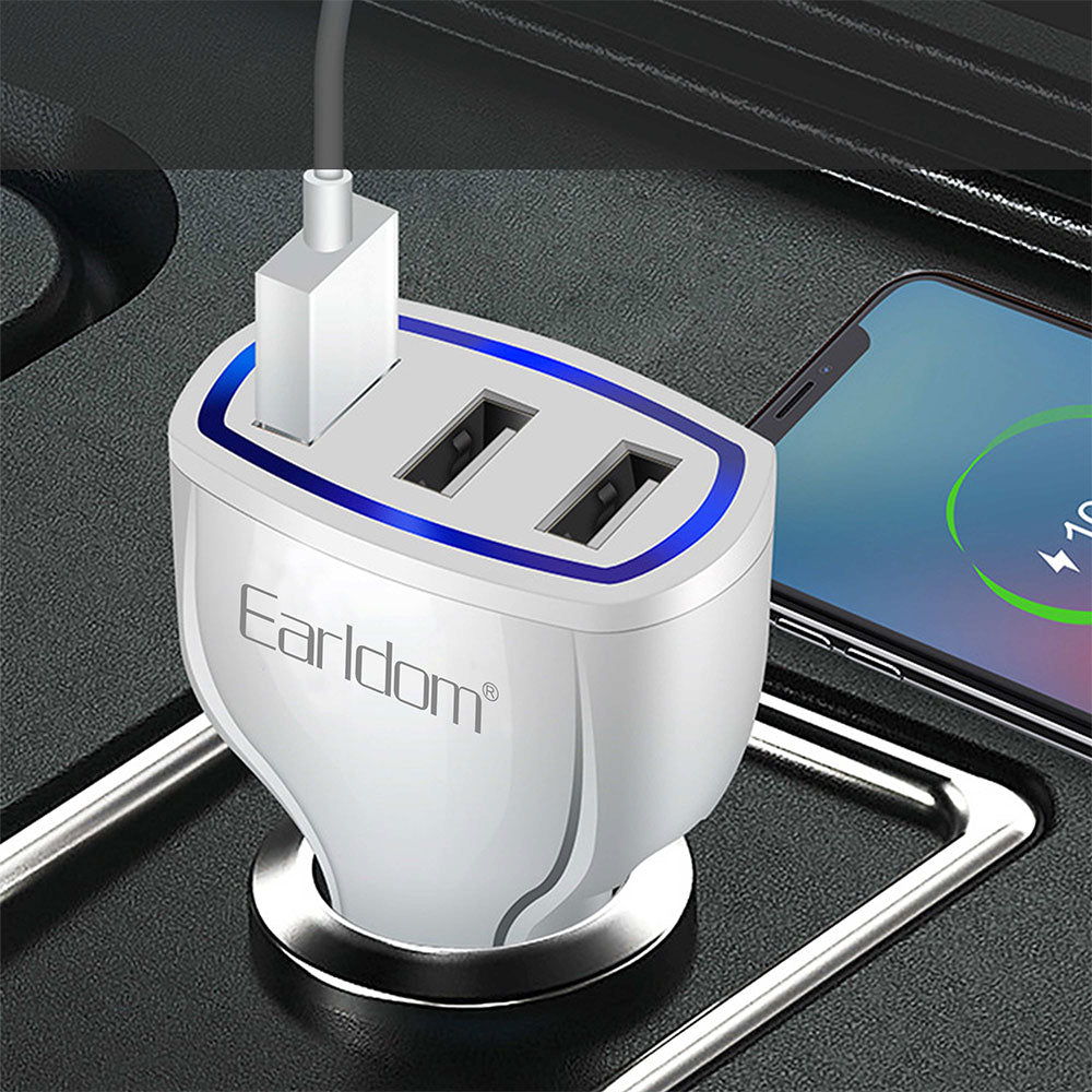 3.1A Dual USB Car Charger – Fast 12V Adapter for Phones, Tablets & GPS | High-Speed Charging for All Vehicles