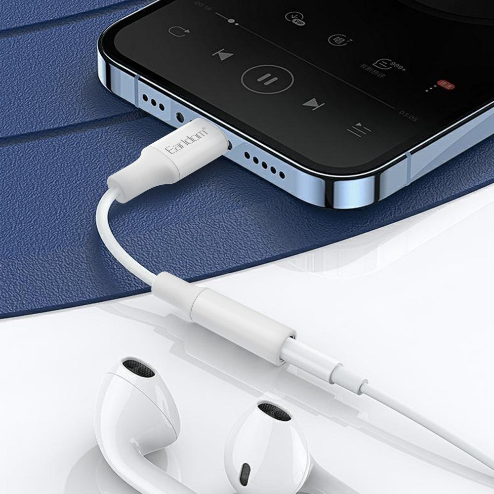 8-Pin to 3.5mm AUX Adapter – 8-Pin Female Audio Cable for iPhone, iPad & iPod | Headphone Jack Converter