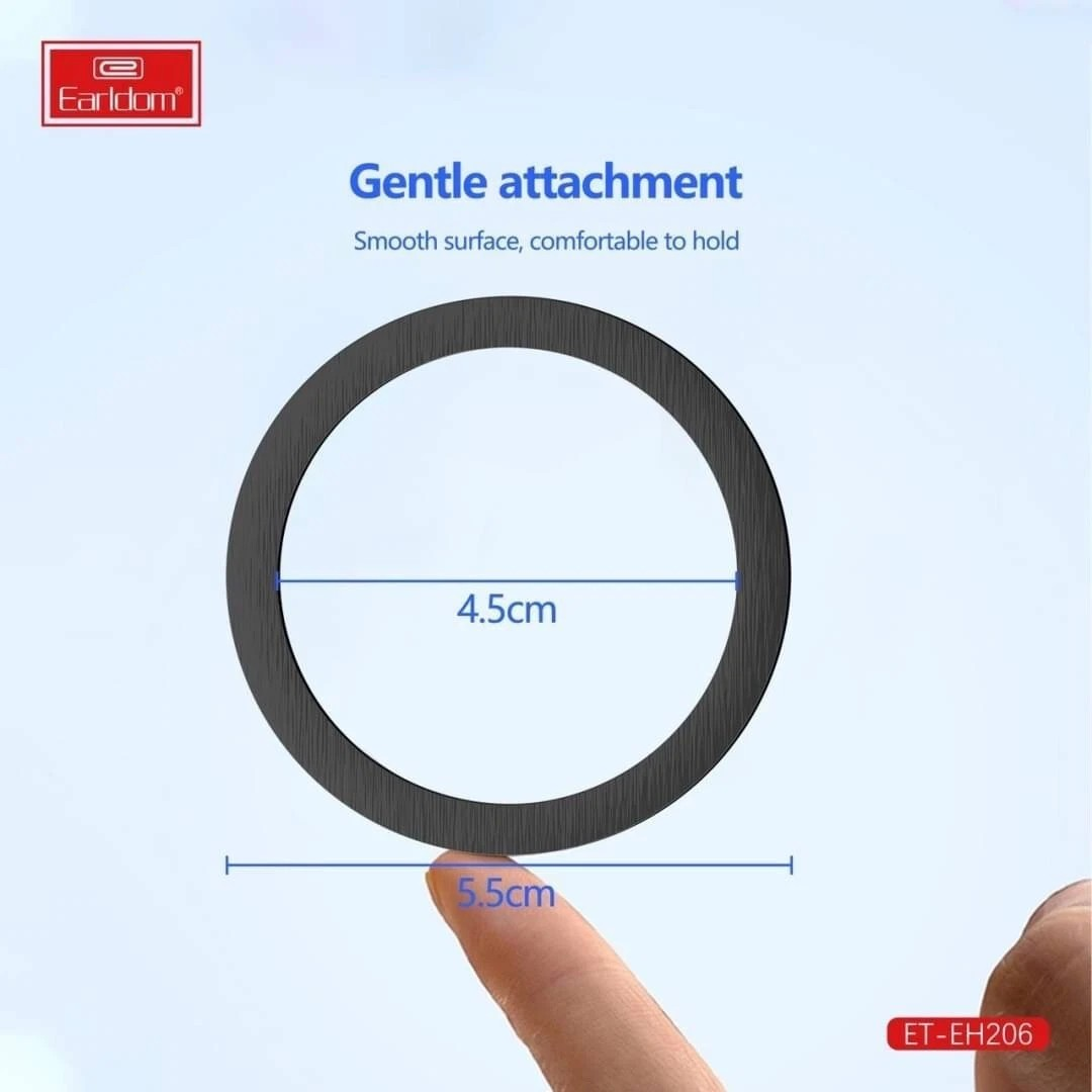 Magnetic Metal Plate Sticker Ring – Universal Adhesive Disc for Car Mounts, Phone Stands & Magnetic Holders