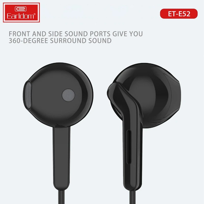 In-Ear Stereo Earphones – Wired Earbuds with Mic for Clear Sound & Comfortable Fit, High-Fidelity Audio for Phones, Tablets & Laptops