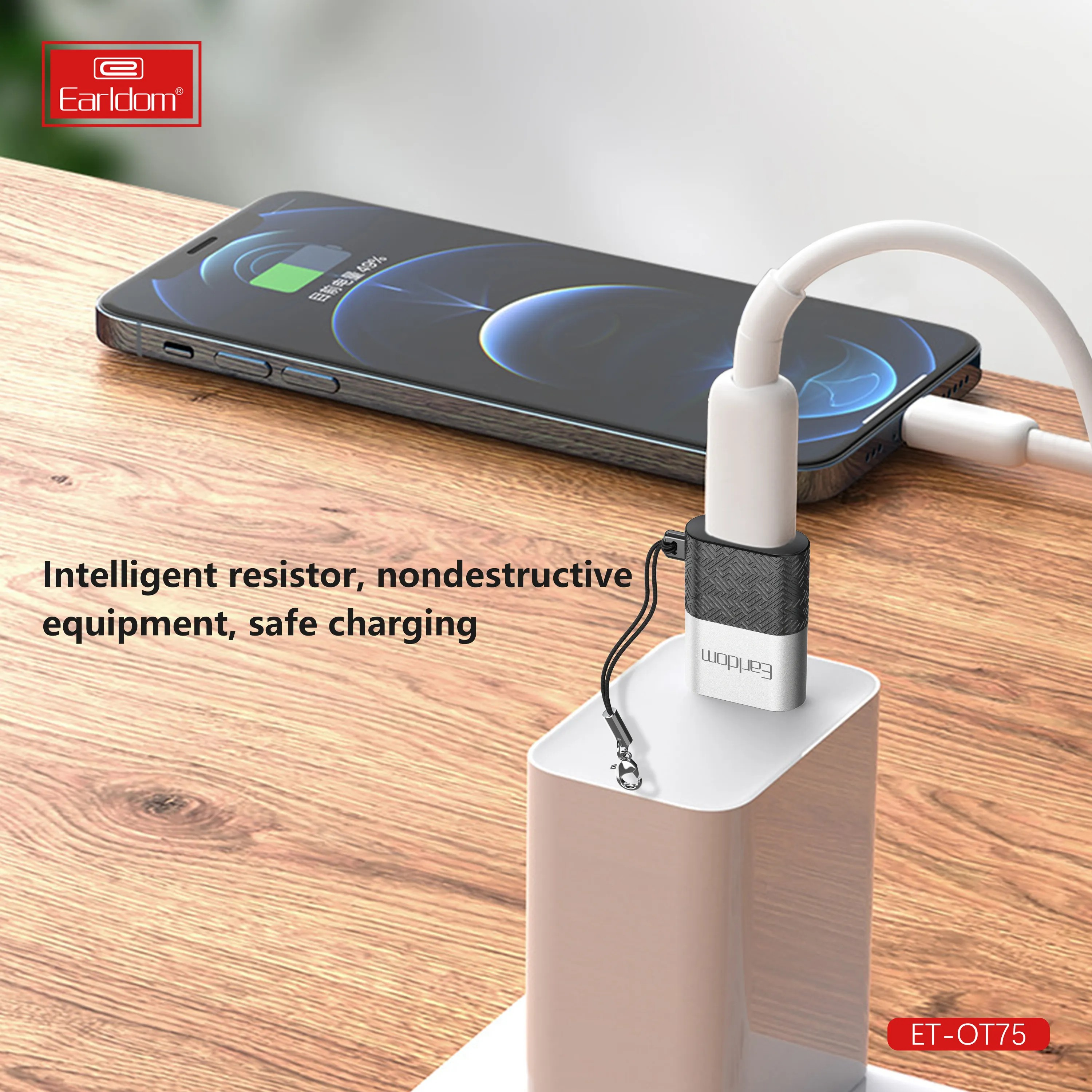 USB-C to USB 3.0 Adapter – High-Speed OTG Data Converter for Laptops, Tablets & Phones, Fast File Transfer & Charging