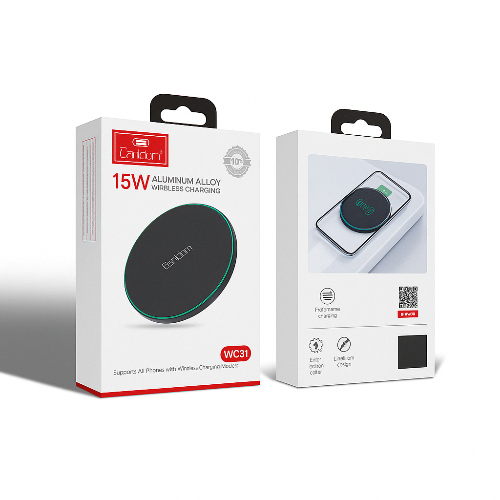 15W Fast Wireless Charger – Ultra Slim Qi Charging Pad for iPhone, Samsung & All Qi-Enabled Devices