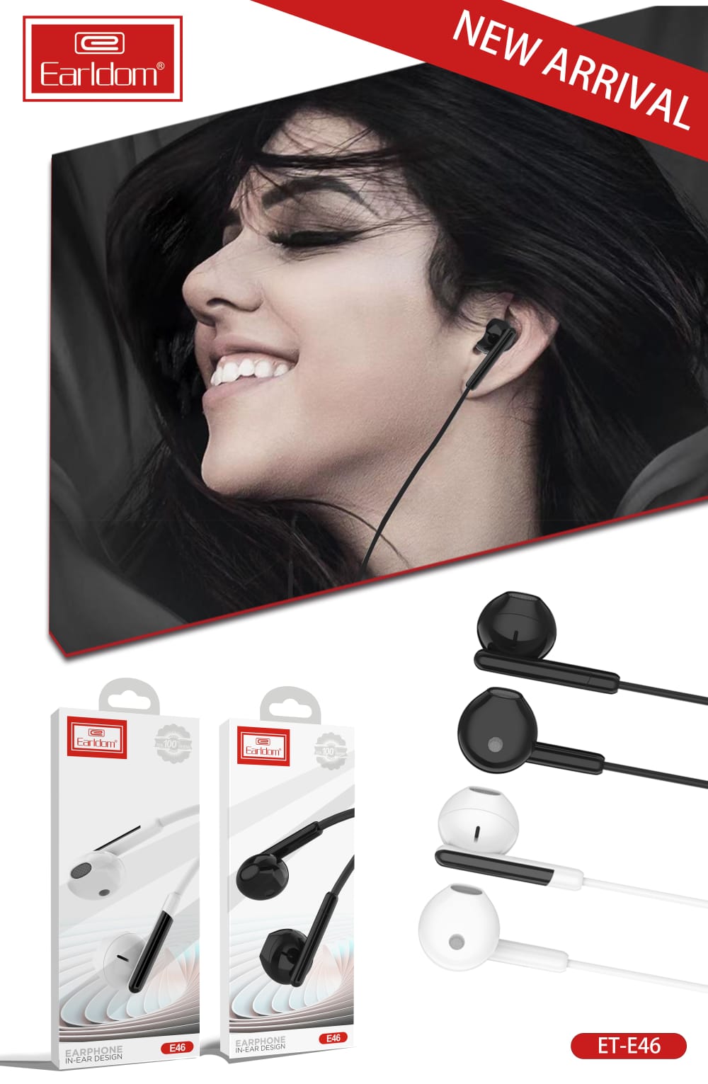 In-Ear 3.5mm Wired Earphones – Noise-Isolating Stereo Headphones with Mic for Clear Calls & Music, Comfortable Fit for Phones & Tablets