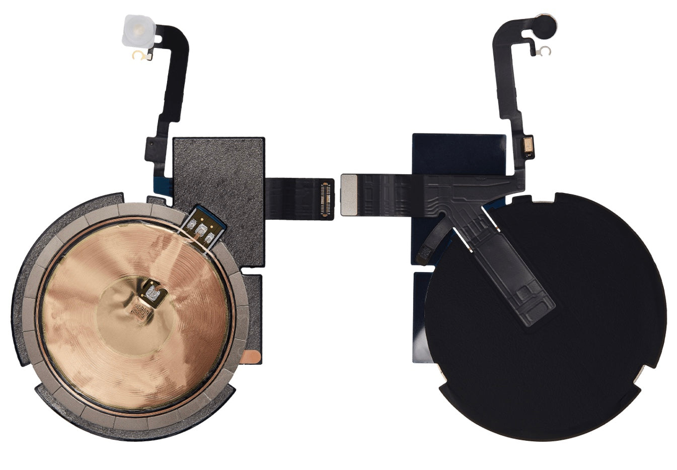 iPhone 15 Pro NFC Wireless Charging Coil & Flash Flex – OEM-Compatible MagSafe Antenna & Rear Flash Contact | Models A2848 A3101 A3104