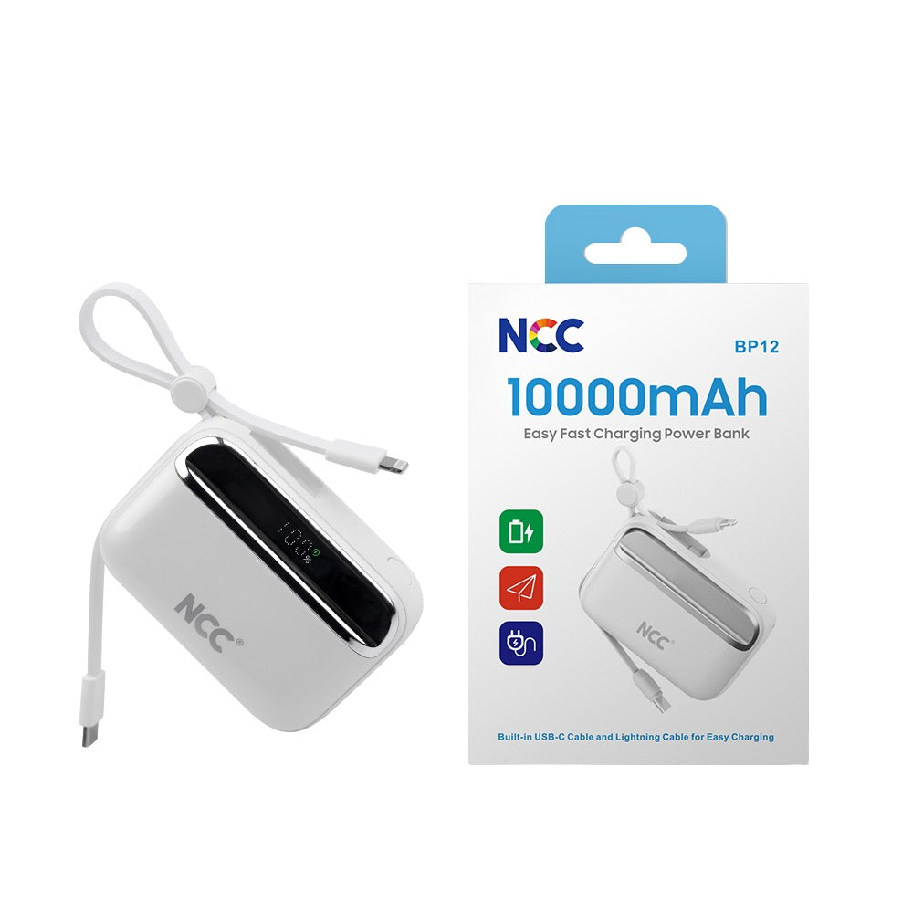 NCC 10000mAh Easy Fast Charging Power Bank β Lightweight & Universal | Dual USB