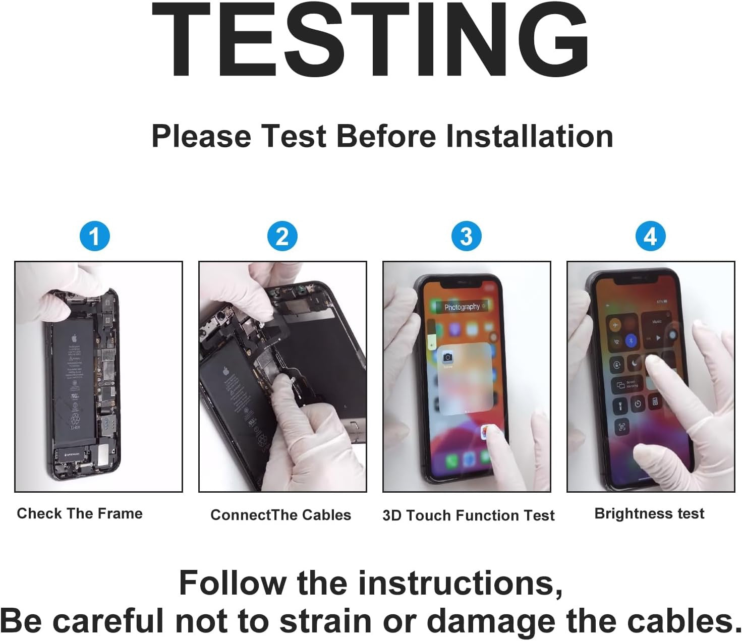 iPhone 15 Pro Max Screen Replacement – Full HD LCD Display with Touch Digitizer | Premium Aftermarket Repair Part