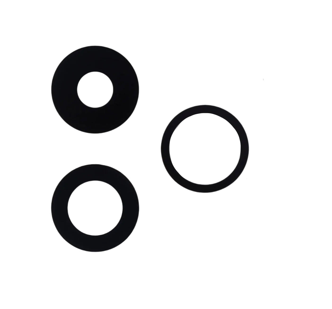 Rear Camera Lens Glass Only Compatible with iPhone 14 Pro – Replacement Outer Ring Cover for Triple Camera | A2650 A2889 A2892 A2891