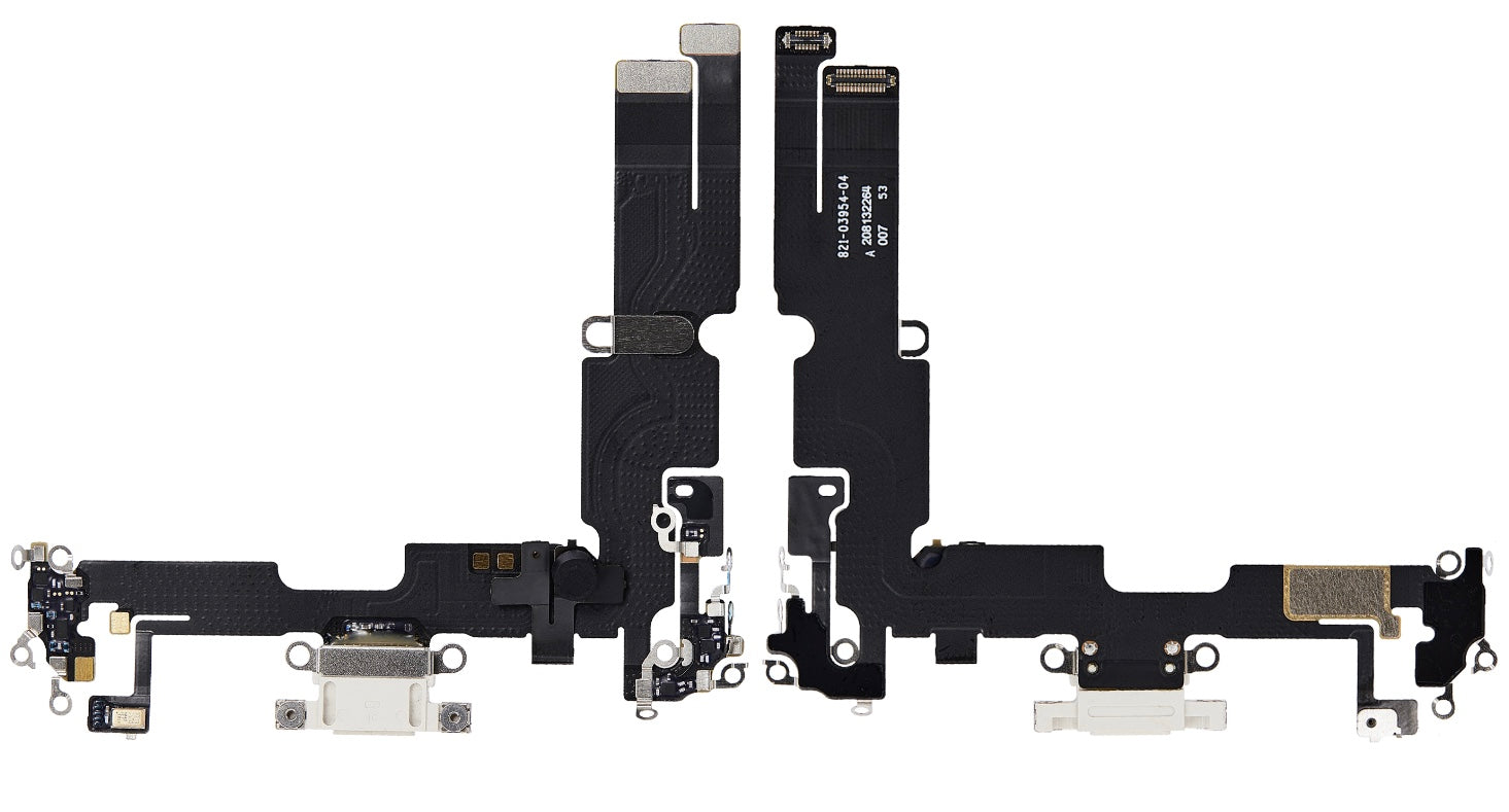 Charging Port Flex Cable (White) Compatible with iPhone 14 Plus – Internal Charging Dock Connector | A2886 A2632 A2885 A2888