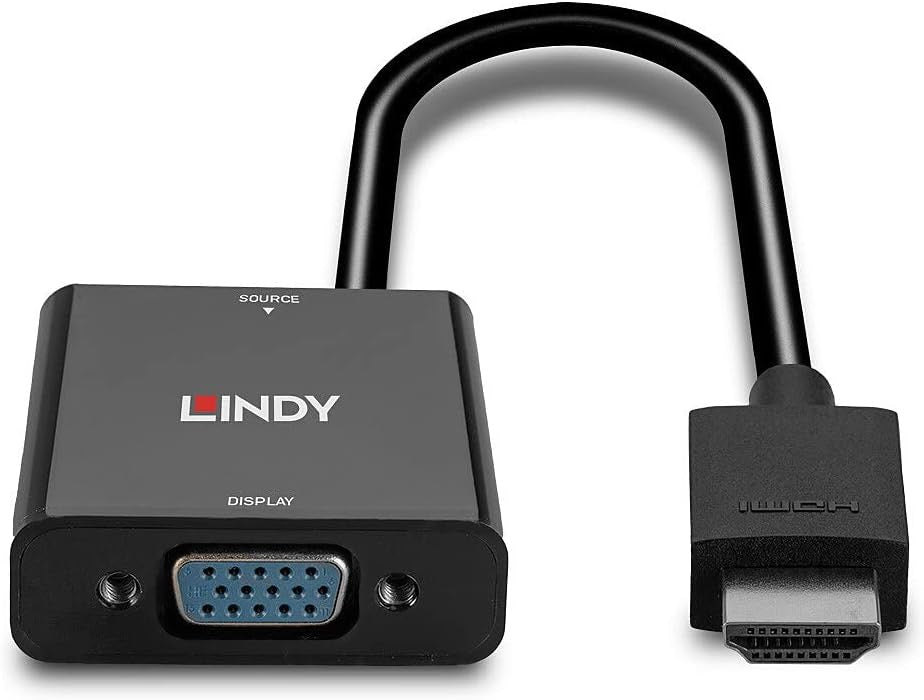 HDMI-A to VGA Converter – Digital to Analog Adapter with Audio Support