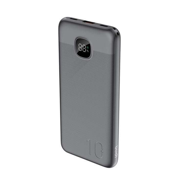 10000mAh Power Bank | Dual PD + QC 3.0 | 22.5W Fast Charging with LED Display