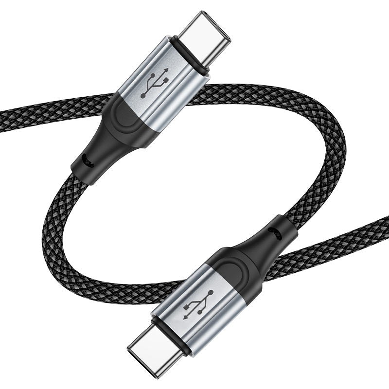 60W Braided Fast Charging Cable – 1M Safe & Anti-Bending USB Cable