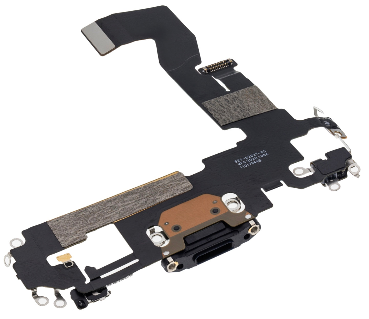 Charging Port Flex Cable Compatible with iPhone 12 Pro – Black USB Connector with Microphone | A2341 A2406 A2407 A2408