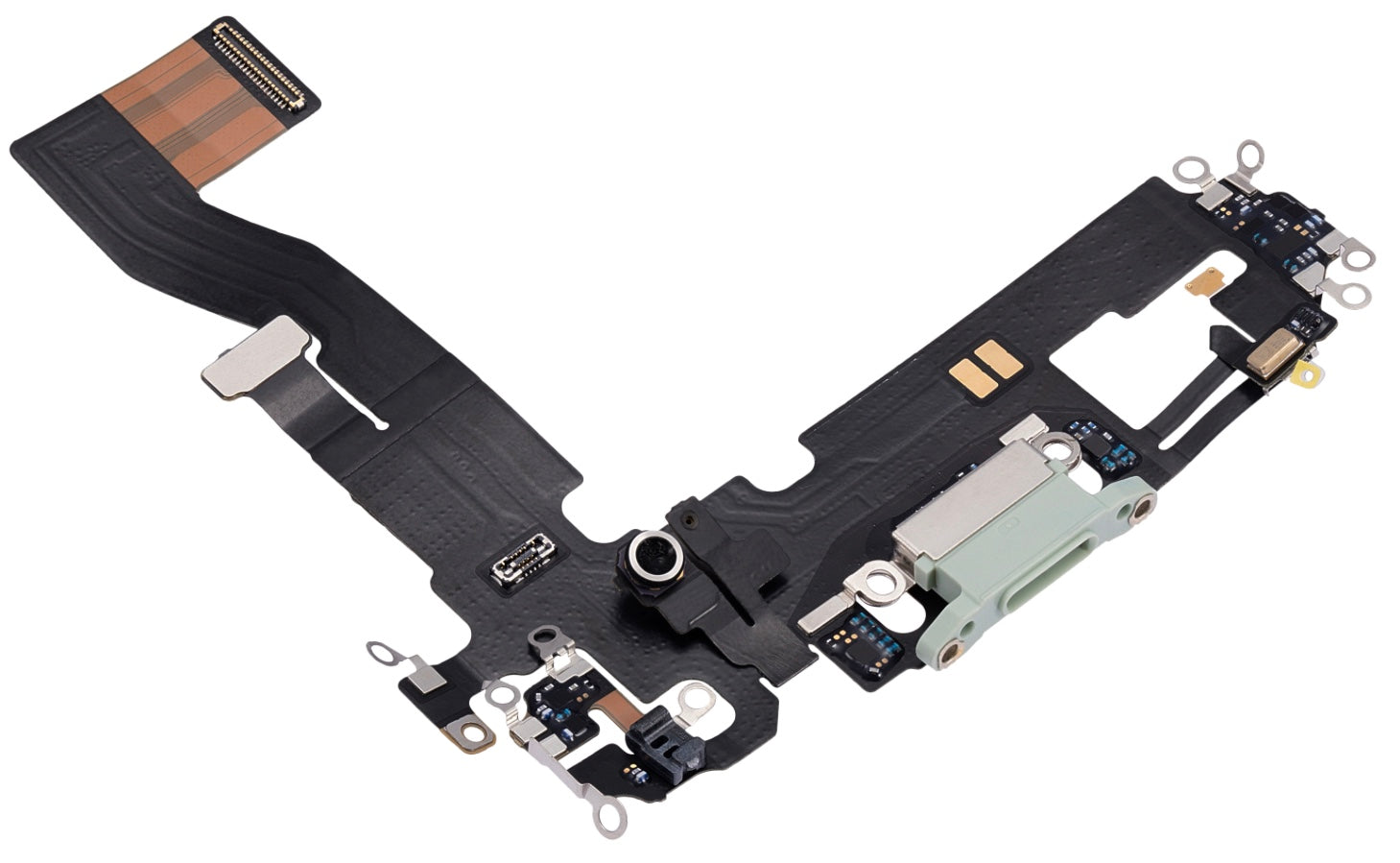 Charging Port Flex Cable Compatible with iPhone 12 – Green USB Connector with Microphone | A2172 A2402 A2403 A2404