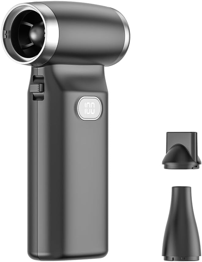 Rechargeable Compressed Air Duster β Turbo Blower with Digital Display & Adjustable Speed