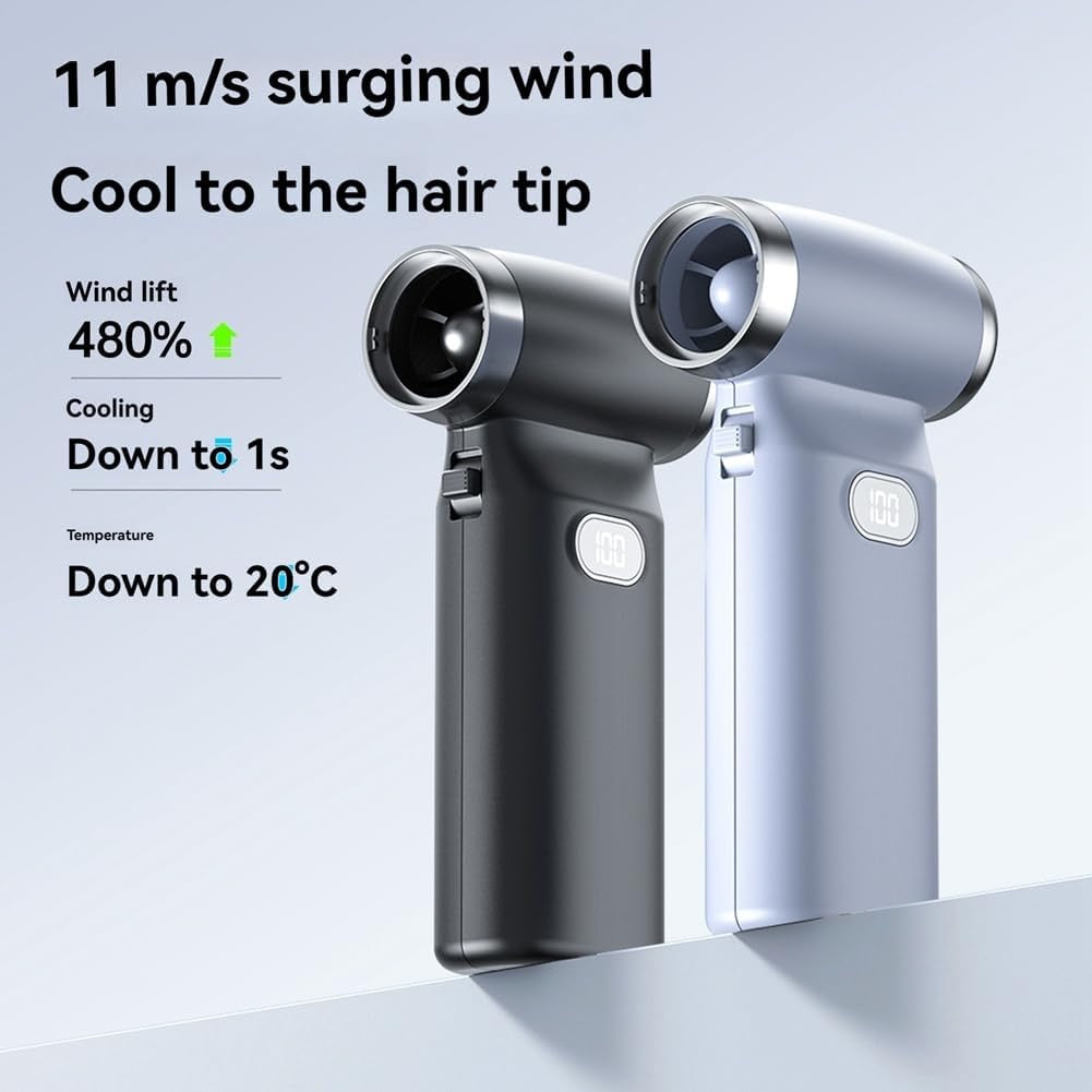 Rechargeable Compressed Air Duster β Turbo Blower with Digital Display & Adjustable Speed