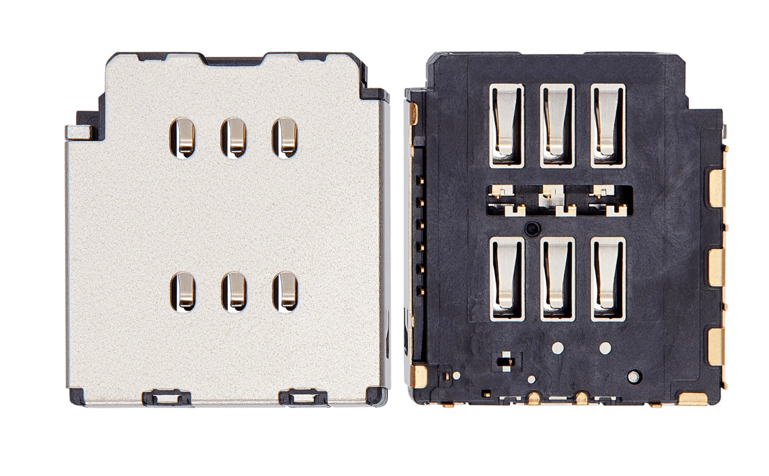 Dual SIM Card Reader Slot – Compatible with iPhone 15 Pro Max – Reclaimed Internal Connector Module