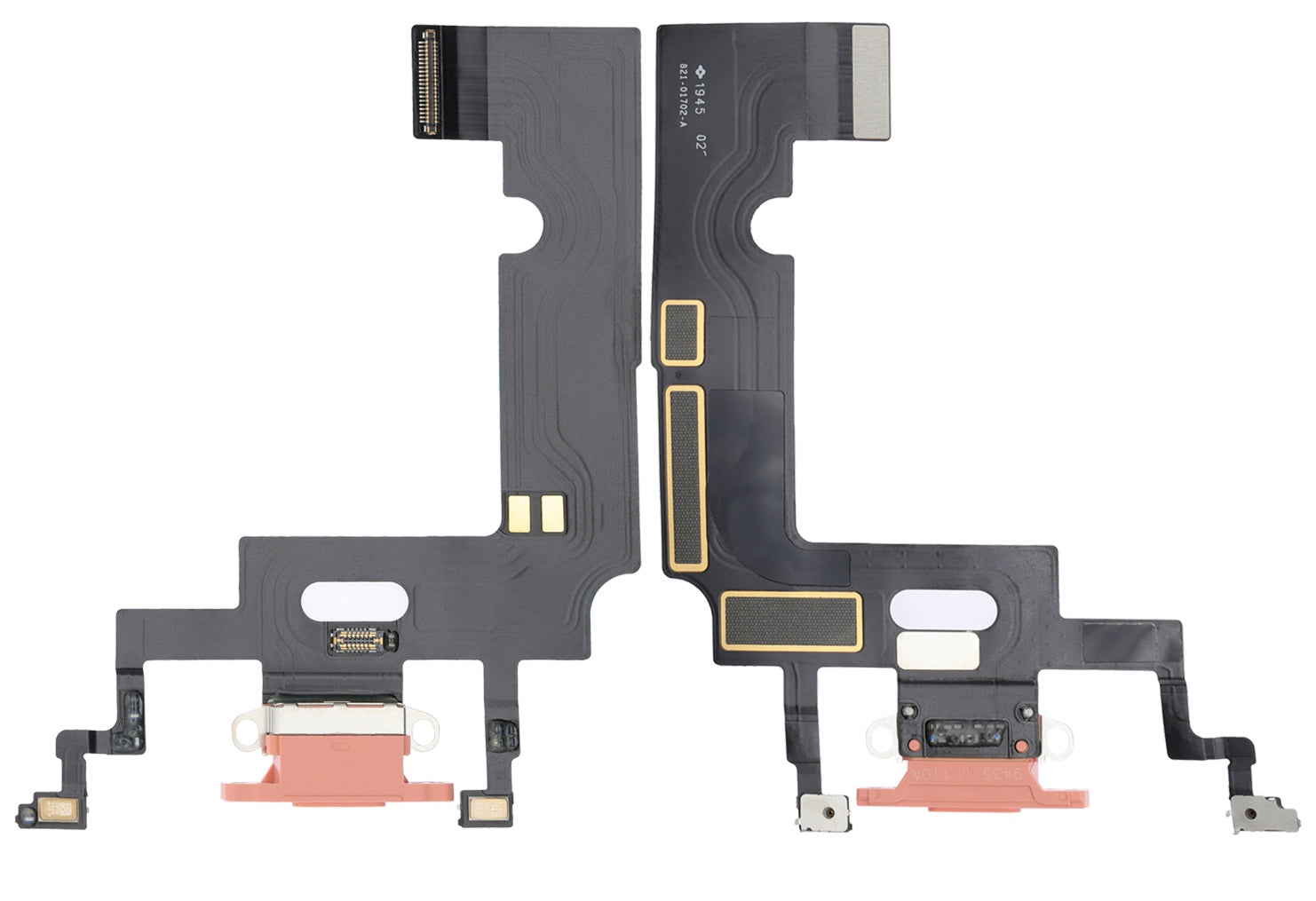 Charging Port Flex Cable Compatible with iPhone XR – Coral USB Charging Dock & Microphone Flex | A1984 A2105 A2106 A2108