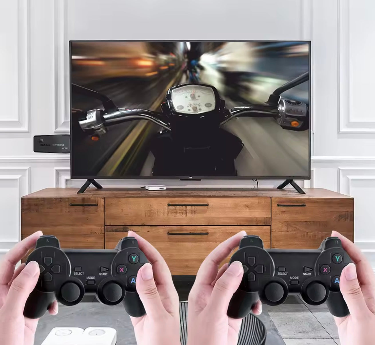 2.4G Wireless Controller Gamepad – 10 Emulators, HDMI TV Output, No Built-in Games