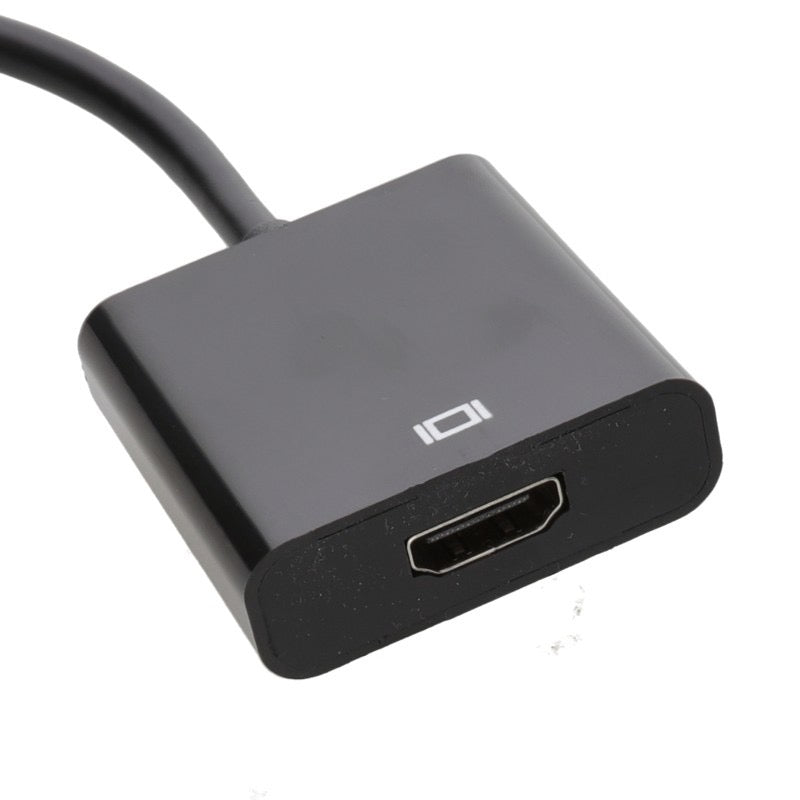 HDMI to DisplayPort Cable Adapter – 1080p Video Converter with Audio