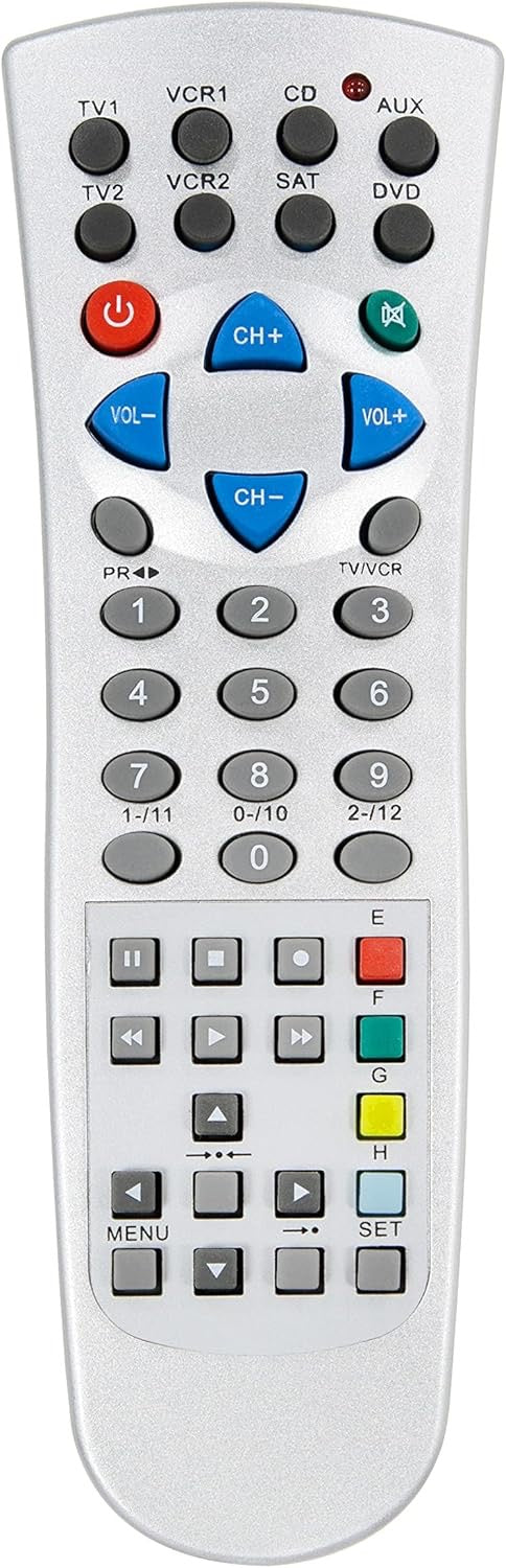 8-in-1 Universal Remote Control β TV, DVD, VCR, SAT, A/C & More