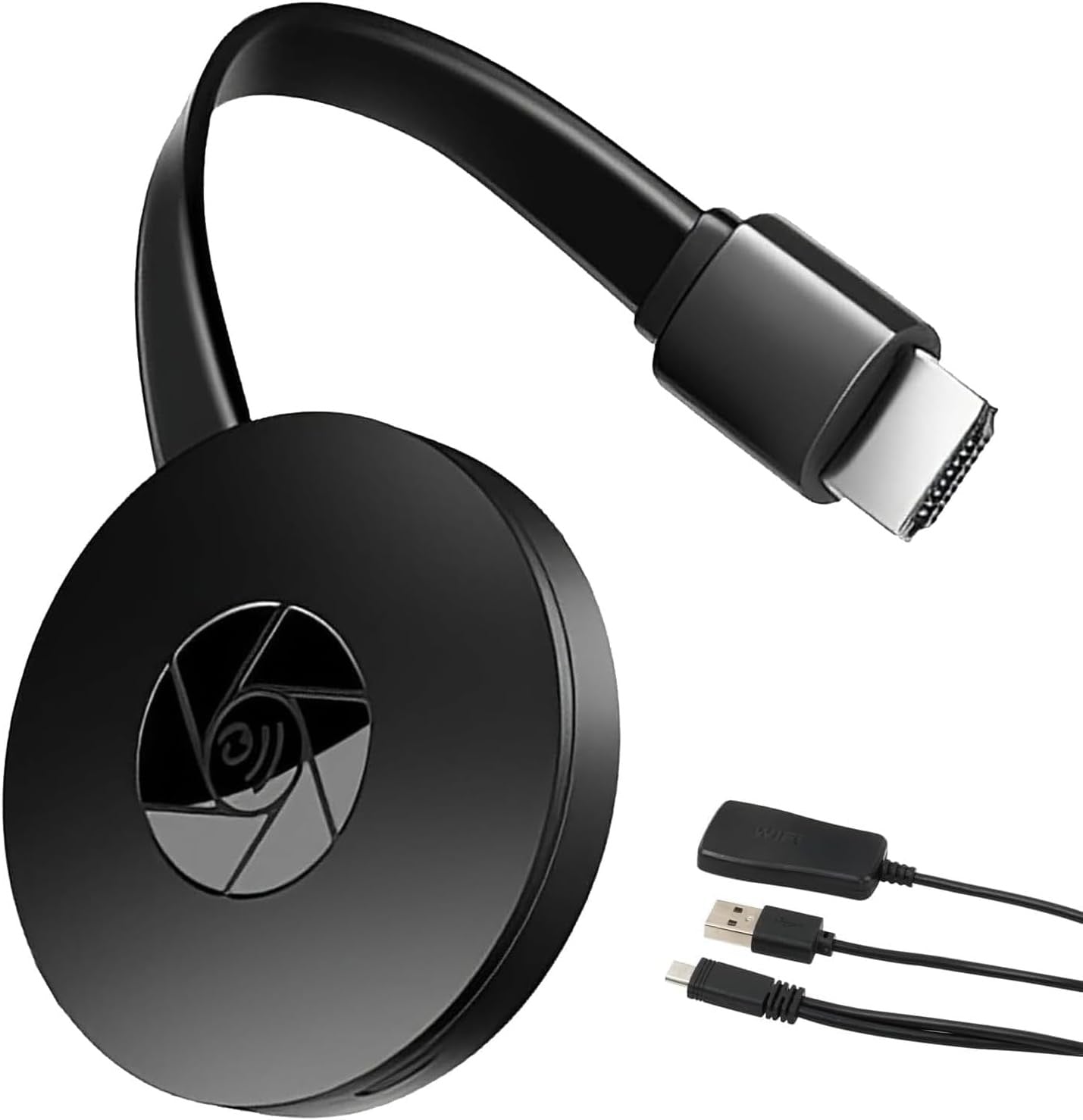 Chromecast TV Streaming Device – Full HD 1080p, Wi-Fi, Android & iOS Compatible