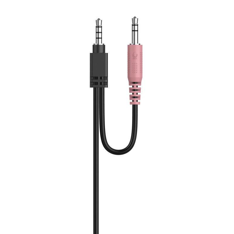 Wired Gaming Headset with 40mm Drivers – HD Mic, 3.5mm Dual Jack, Surround Sound