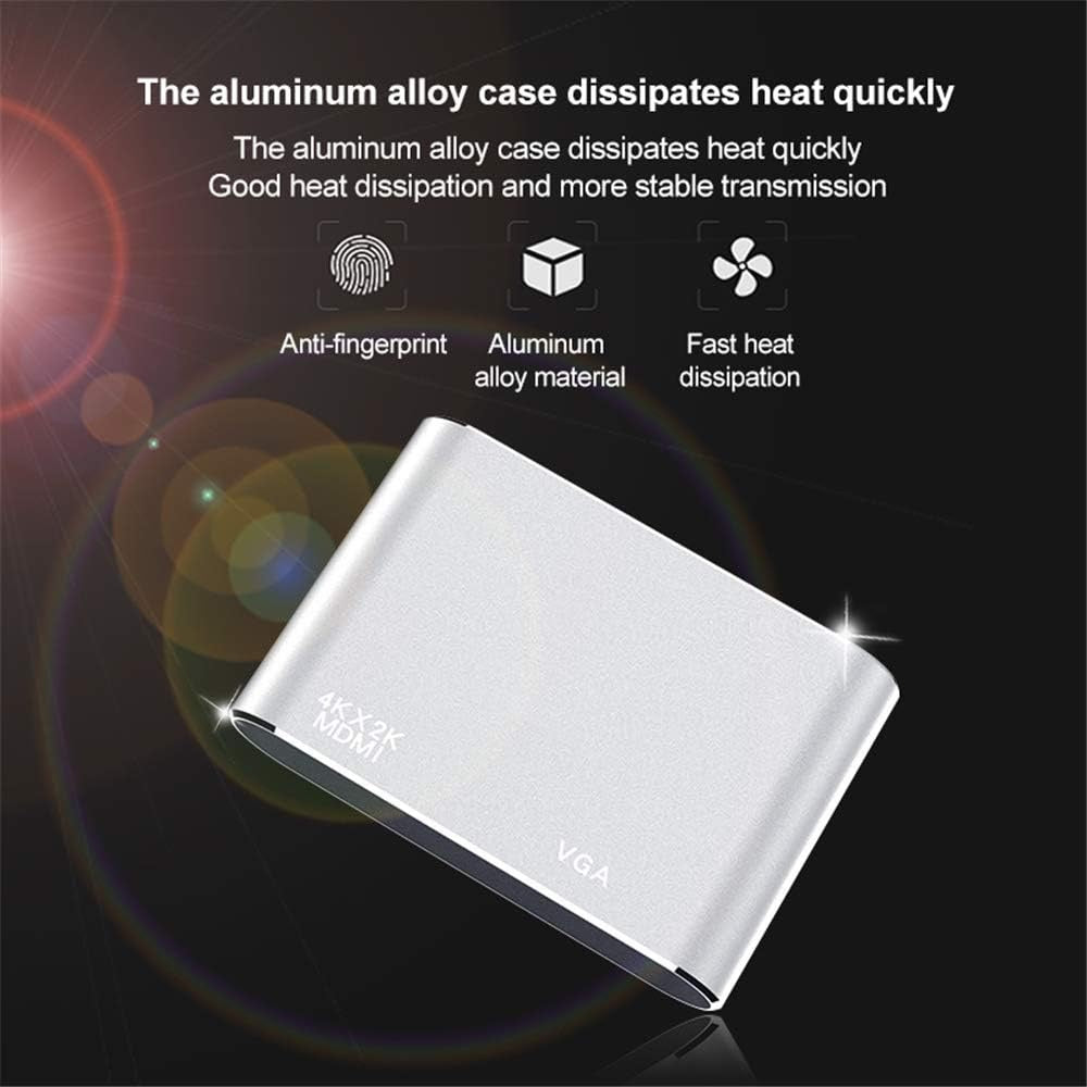 Type-C to HDMI + VGA 2-in-1 Adapter – 4K UHD Display Converter