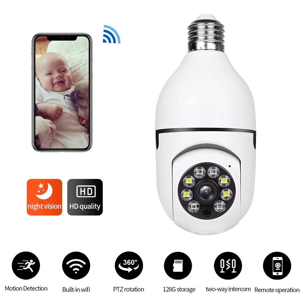 WiFi Panorama Security Camera β 360Β° Remote Viewing, Motion Detection