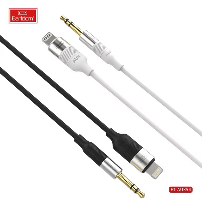 8-Pin to 3.5mm Silicone AUX Audio Cable – Durable & Flexible