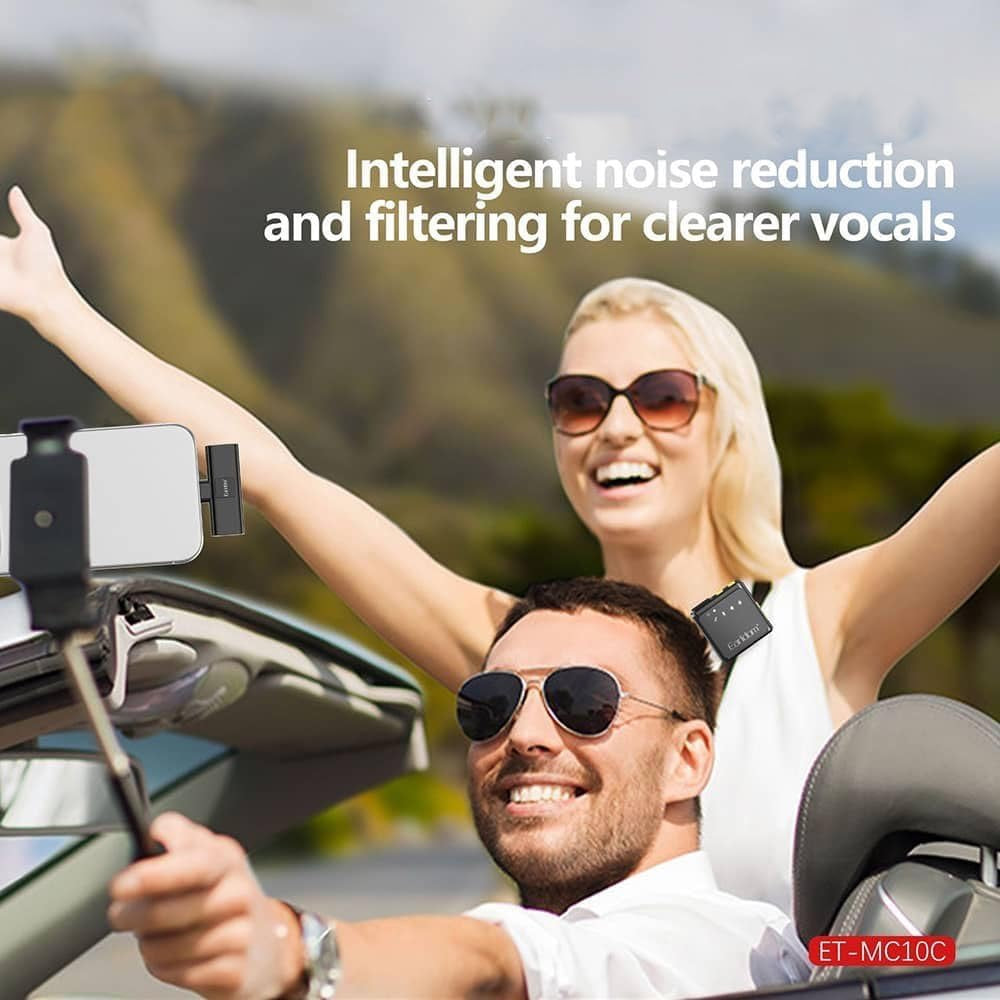 Type-C Wireless Collar Clip Microphone – Plug & Play Lavalier Mic for Android & USB-C Devices