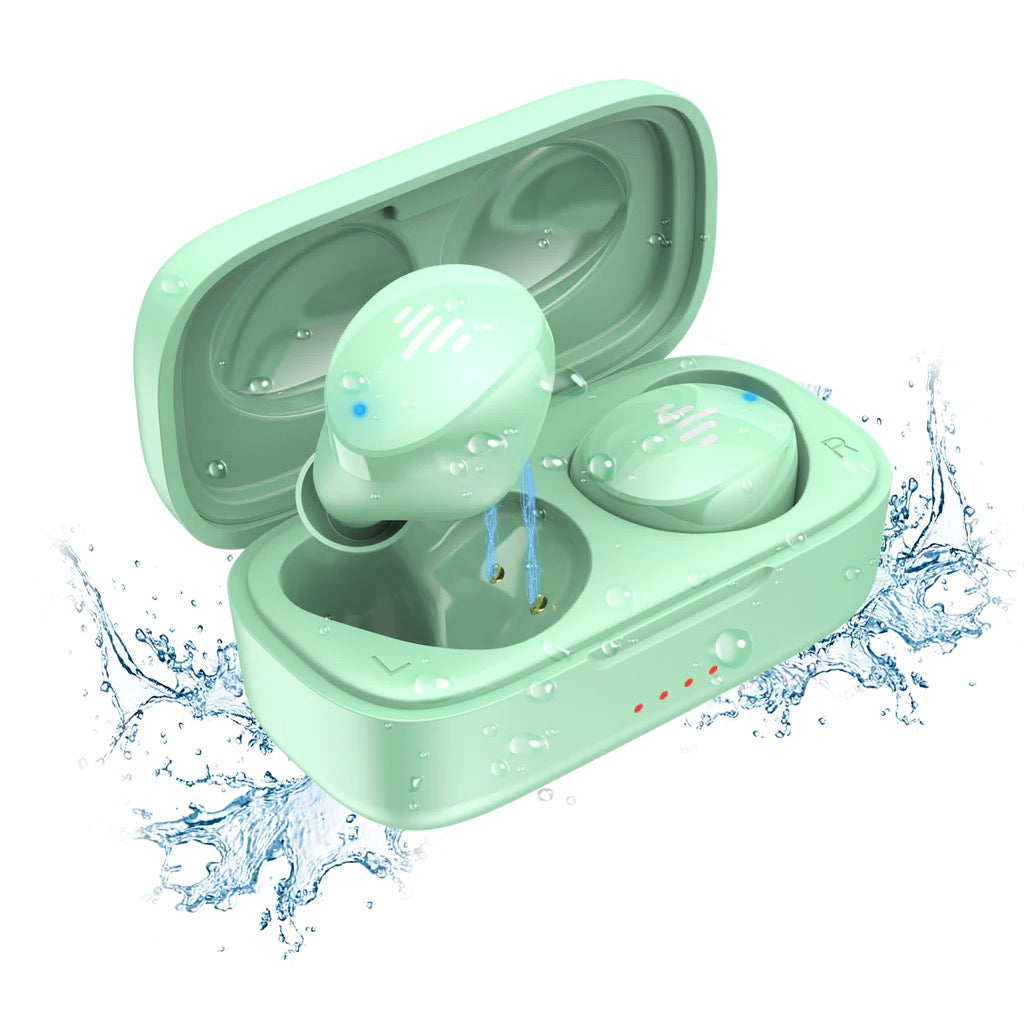Wireless Bluetooth 5.3 Earbuds with IPX6 Waterproof & Touch Control β 8+12H Battery Life