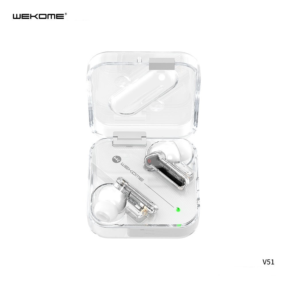 WEKOME V51 Wireless Earbuds – Bluetooth 5.1, In-Ear Design & Type-C Charging