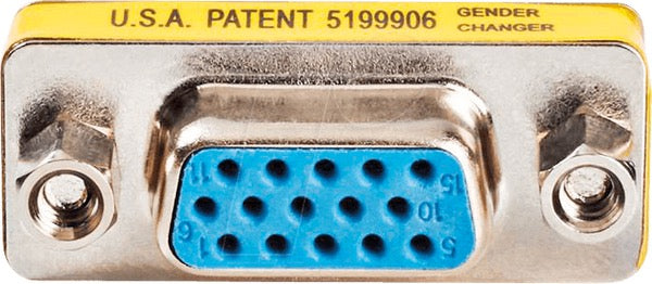 VGA Female to Female Coupler – Connector Adapter for Display Extension