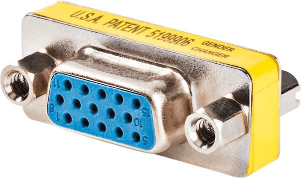 VGA Female to Female Coupler – Connector Adapter for Display Extension