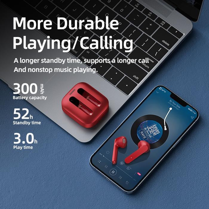 Metal TWS Bluetooth 5.0 Earbuds โ Low Latency, 3H Playtime