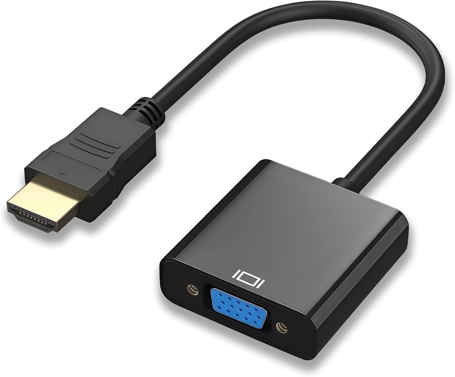 HDTV to VGA Adapter – Digital to Analog Video Converter for Monitors & Projectors