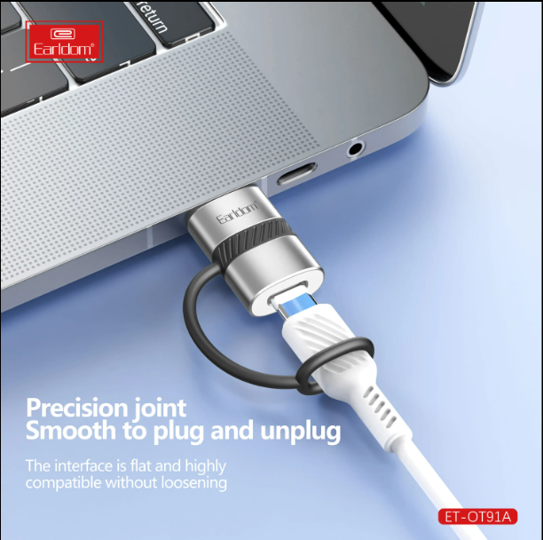 USB-C to USB 3.0 OTG Adapter – High-Speed Data Converter for Laptops, Tablets, Smartphones & More | Type-C to USB-A Connector