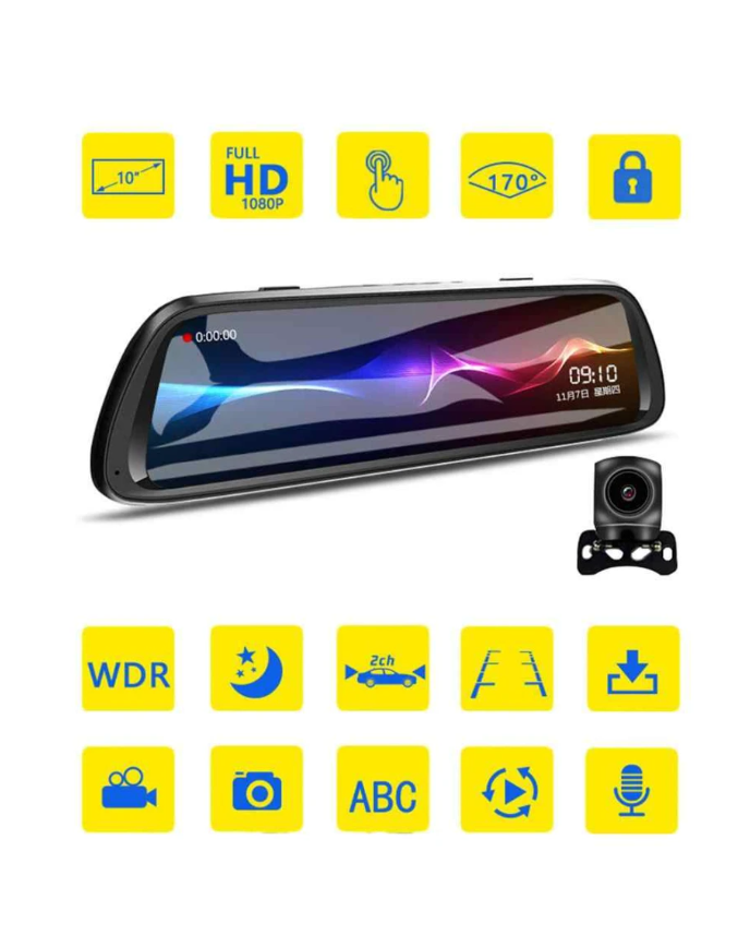 JERTECH Starlight Night Vision Dash Cam – 1080p Car Camera | G-Sensor & Loop Recording