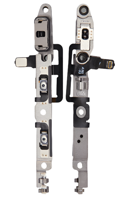 iPhone 15 Plus Volume Flex Cable – OEM-Compatible Volume Button + Mute Switch Flex | Models A2846 A3102 A3105