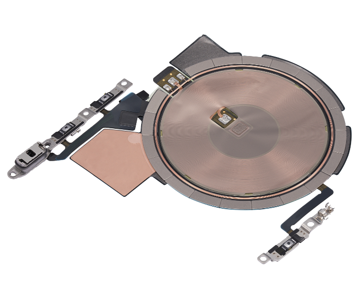 iPhone 14 Pro Max NFC Flex with Power & Volume Buttons – OEM-Compatible Wireless Antenna + Side Key Flex | Models A2651 A2894 A2895 A2896