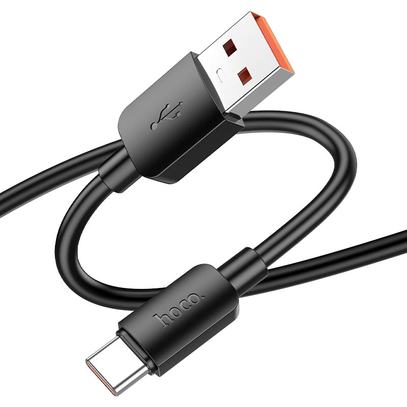 Hoco USB-A to USB-C Fast Charging Cable – 100W PD Power Delivery Data Cable for Laptops, Phones & Tablets