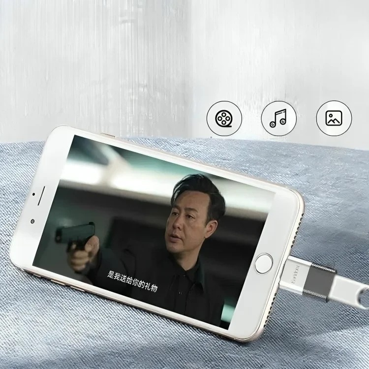 USB 3.0 to 8-Pin Adapter – High-Speed Data Transfer & Charging for iPhone & iPad, USB 3.0 to Lightning Connector