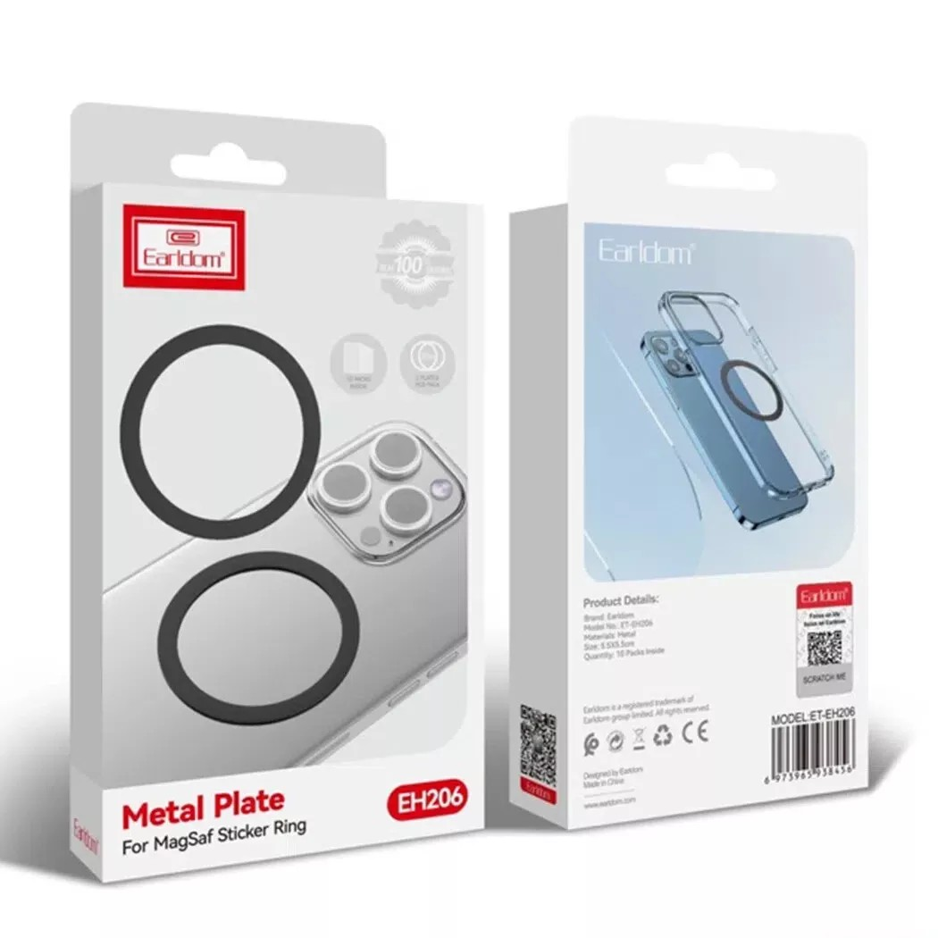 Magnetic Metal Plate Sticker Ring – Universal Adhesive Disc for Car Mounts, Phone Stands & Magnetic Holders