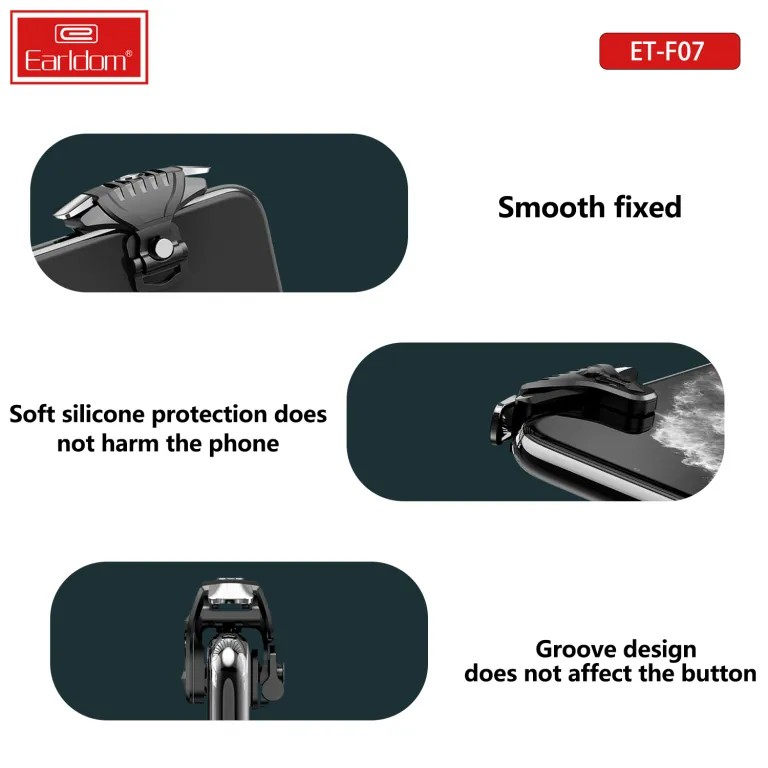 Universal Gamepad Trigger – Easy Clip-On Mobile Handle Button for Precision Gaming on Smartphones & Tablets