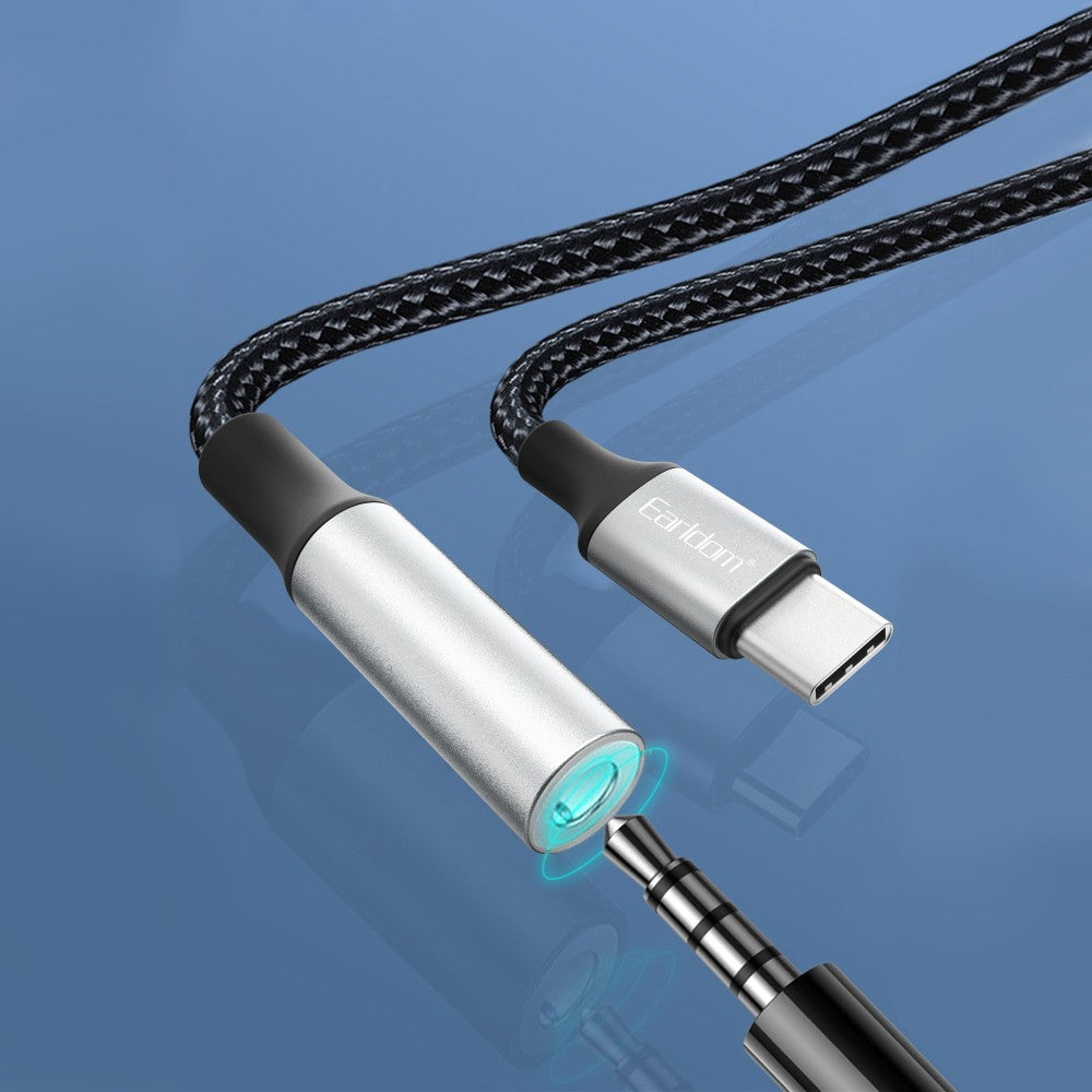 USB-C to 3.5mm Audio Adapter – Female AUX Jack for Headphones, Speakers & Car Audio