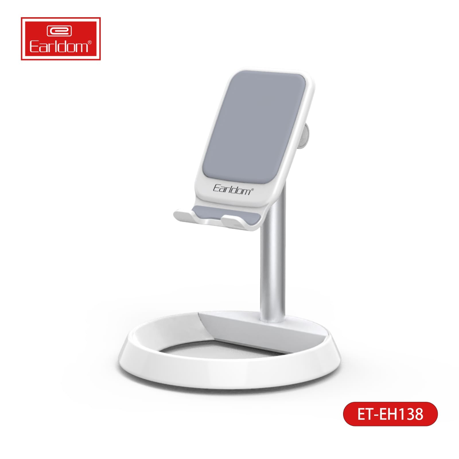 Universal Desktop Phone Holder – Adjustable Stand for Smartphones & Tablets, Ergonomic Viewing Angle for iPhone & Android Devices