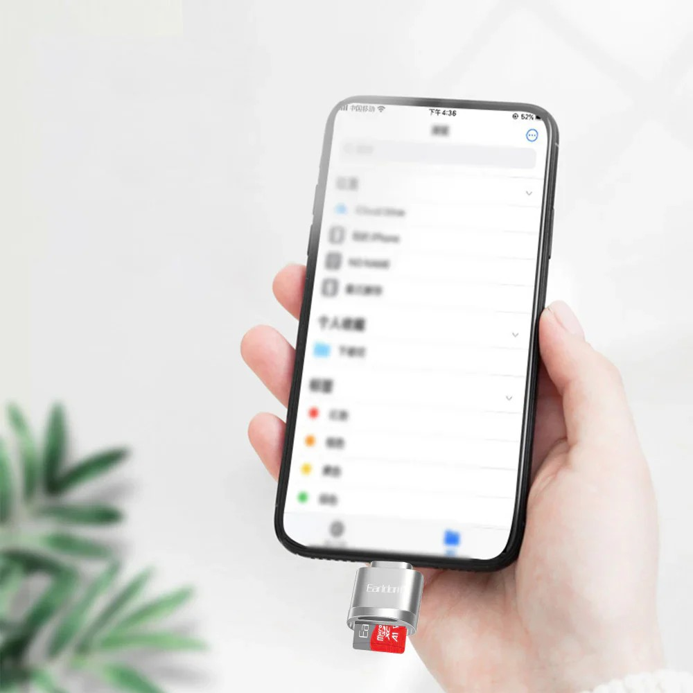 8-Pin USB OTG Card Reader – Lightning to SD/TF Memory Adapter for iPhone & iPad, High-Speed Data Transfer & Easy File Access